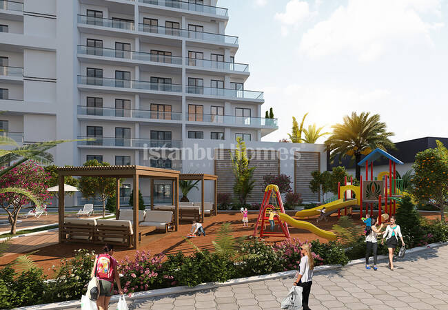 شقق استثمارية مع مسبحين في اسنيورت اسطنبول 8