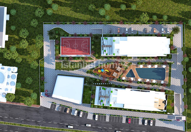 شقق استثمارية مع مسبحين في اسنيورت اسطنبول 6