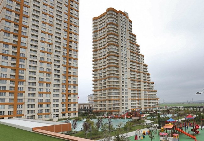 Sea and Lake View Flats in Avcilar with Separate Kitchen 1