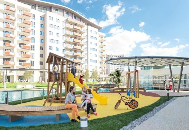 伊斯坦布尔优质公寓,配备大型娱乐设施 10