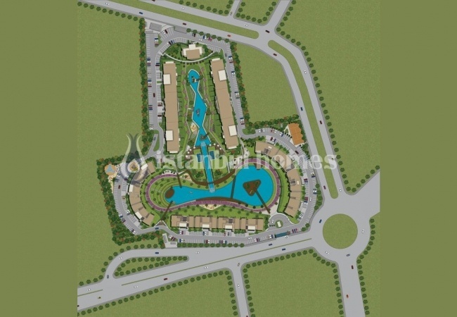 伊斯坦布尔优质公寓,配备大型娱乐设施 12