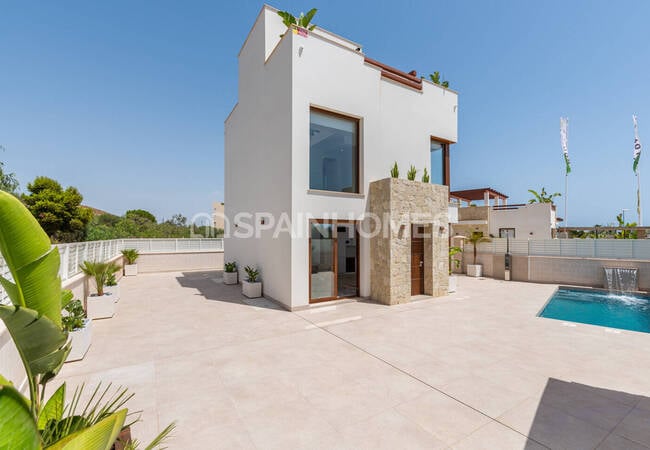 Elegant Fristående Hus Nära Stranden I Palomares 2