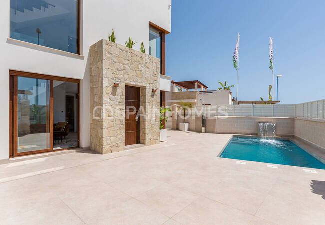 Elegant Fristående Hus Nära Stranden I Palomares 7