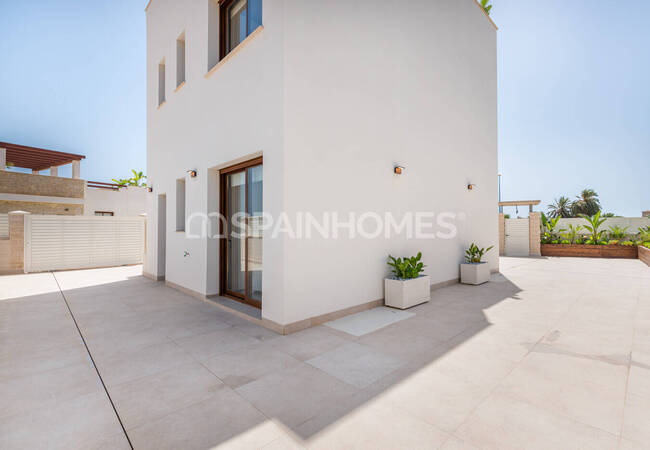 Elegant Fristående Hus Nära Stranden I Palomares 4