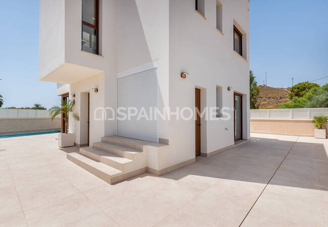 Elegant Fristående Hus Nära Stranden I Palomares 3