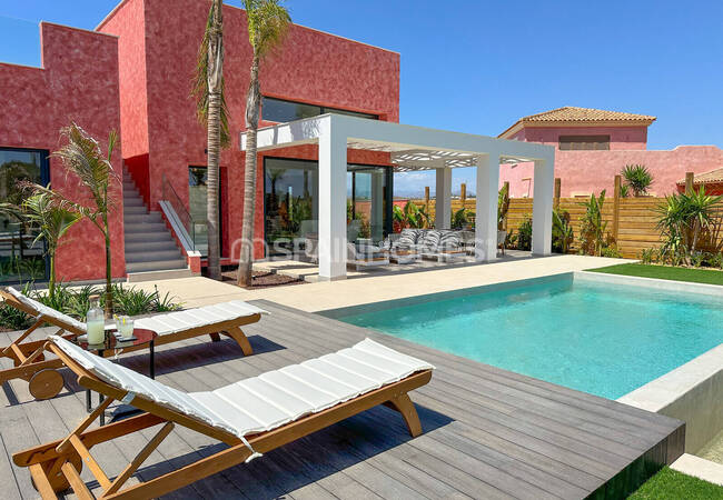 Stilvolle Einzel Häuser Im Mediterranen Stil In Almeria 1