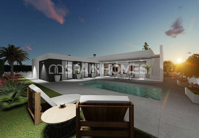 Stylish Modern Houses 400m From the Beach in Almeria Spain