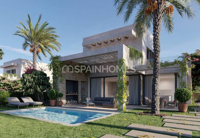 Elégante Maison À Vendre Avec Vues Scéniques À Desert Springs, Almería