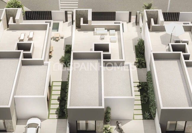 Contemporary Bungalows with Pool and Garden in San Juan Terreros 1