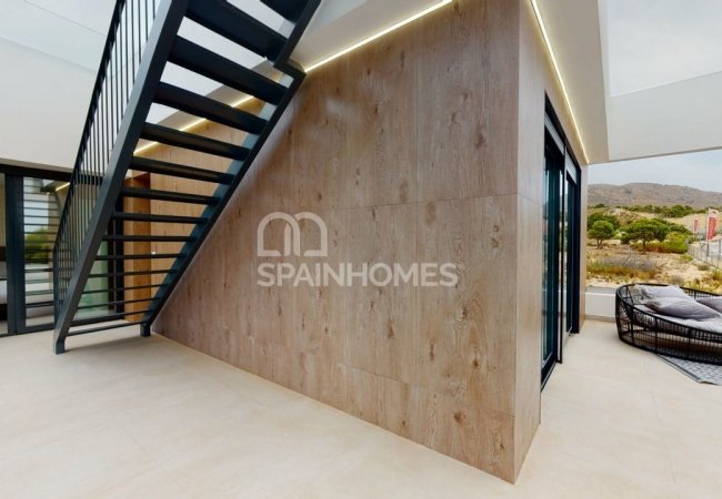 Luxury Villas with Private Pool, Basement and Solarium in Finestrat