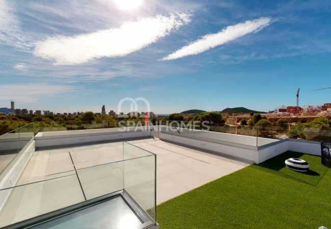 Luxury Villas with Private Pool, Basement and Solarium in Finestrat