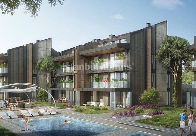 Specially-designed Real Estate Intertwined with Nature in Istanbul