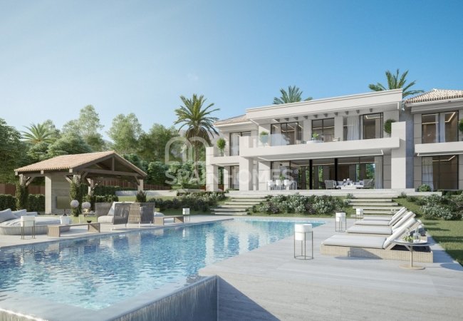 Benahavis'te Manzaralı Lüks Tasarımlı Çevre Dostu Villa 2