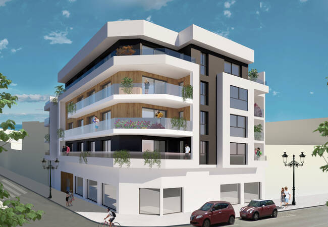 Sea View Apartments with a Great Communal Swimming Pool in Alicante 1