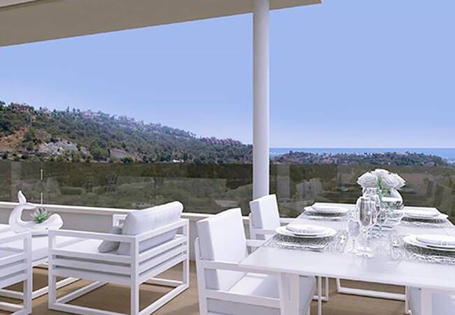 Panoramic Sea View Málaga Apartments with Large Terraces in Benahavis 1