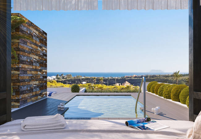 Panoramic View Open Plan Apartments in Estepona Costa Del Sol 1