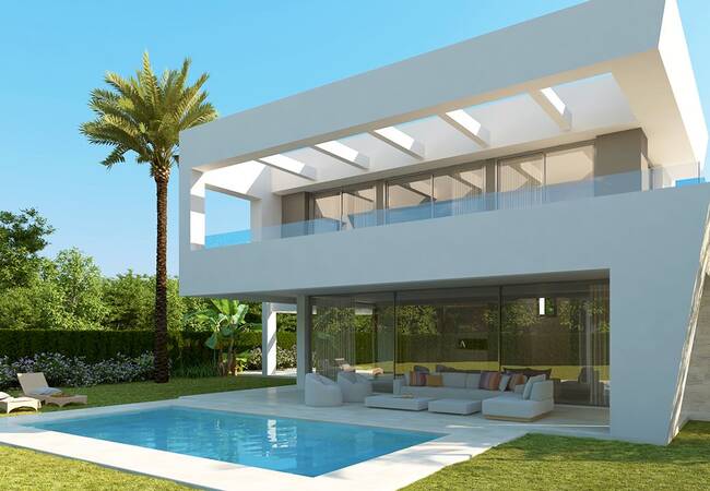 Villa's Omgeven Door De Natuur Met Het Smart-home Systeem In Marbella 1