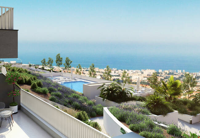 Well-located Modern Apartments with Sea Views in Benalmadena 1