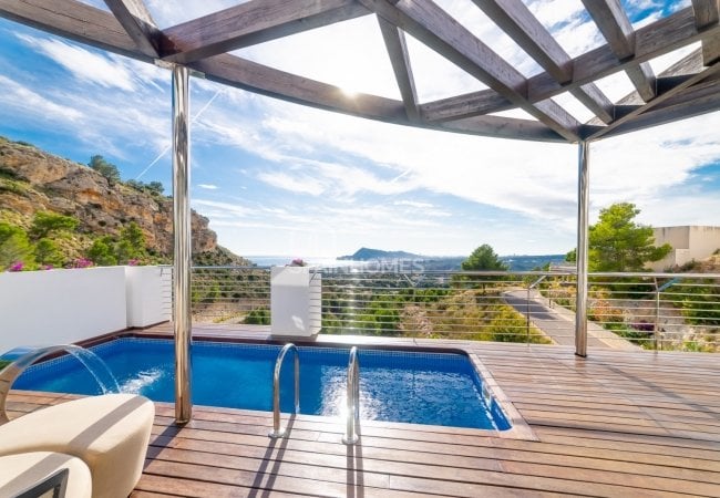 Panoramic Sea View Villa with Swimming Pool in Altea Costa Blanca