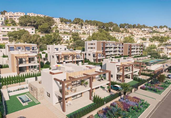 İspanya Mallorca'da Satılık Çağdaş Tasarımlı Villalar 1