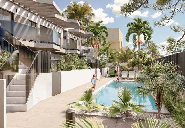New Build Contemporary Apartments in Santiago De La Ribera, San Javier