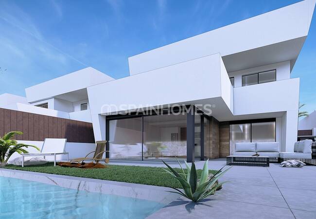 Torre-pacheco Murcia'da Modern Tasarımlı Müstakil Villalar 1