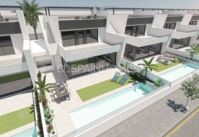 Villas Independientes Con Piscinas Privadas Y Solariums En San Javier 1
