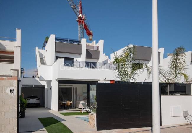 Villas Independientes Con Piscinas Privadas Y Solariums En San Javier 7