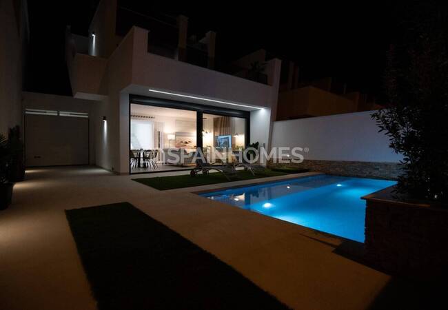 Villas Independientes Con Piscinas Privadas Y Solariums En San Javier 10