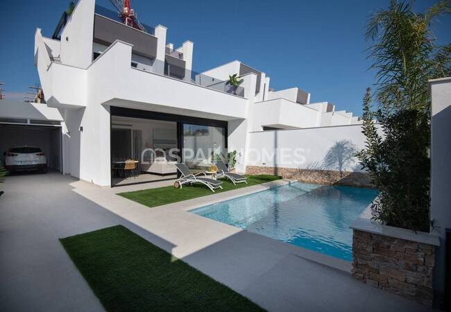 Villas Independientes Con Piscinas Privadas Y Solariums En San Javier 22