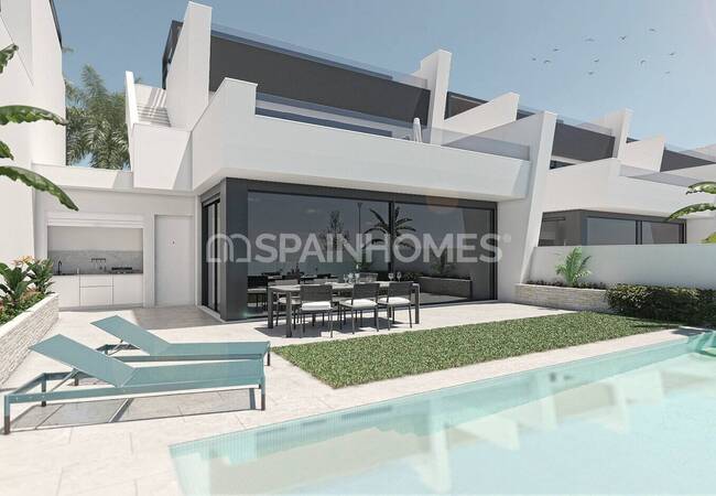 Detached Villas with Private Pools and Solariums in San Javier