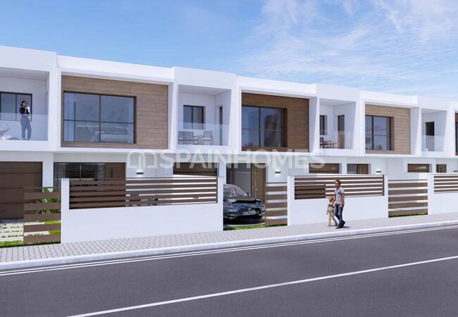 منازل أنيقة مع مسبح خاص وشرفة في لوس الكازاريس 1