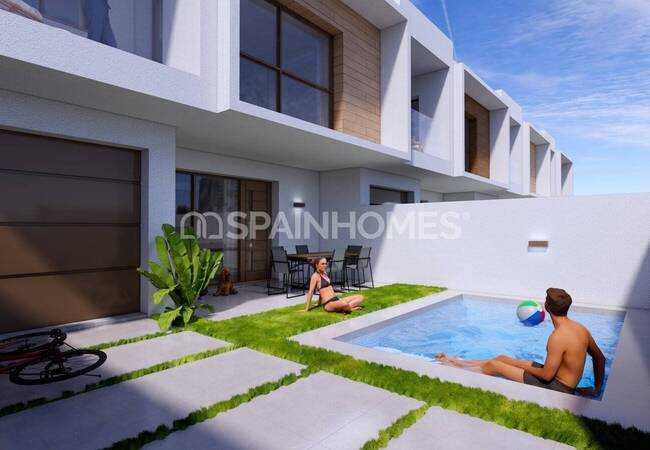 Cozy Houses with Private Pool and Terrace in Los Alcazares 3