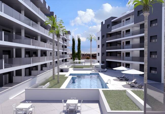 Stylish Apartments with Rich Communal Areas in Los Alcazares