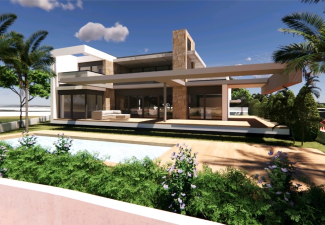 Costa Calida'da Lüks Kompleks İçerisinde Geniş Müstakil Villa