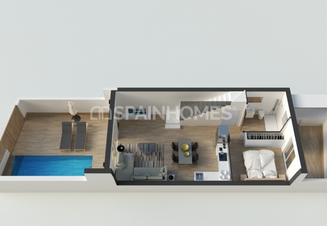Elegant Townhouses with Private Pools in Costa Calida 3