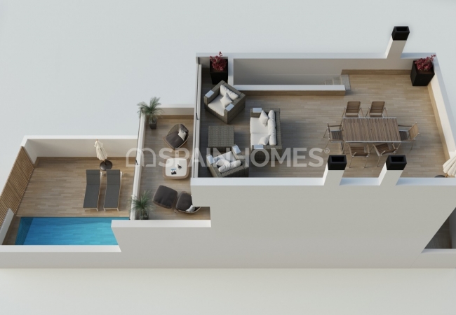 Elegant Townhouses with Private Pools in Costa Calida 5