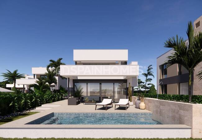 Murcia'da Yapay Plajlı Sitede Lüks Müstakil Villalar 1