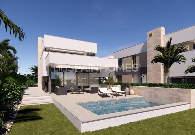 Murcia'da Yapay Plajlı Sitede Lüks Müstakil Villalar 3