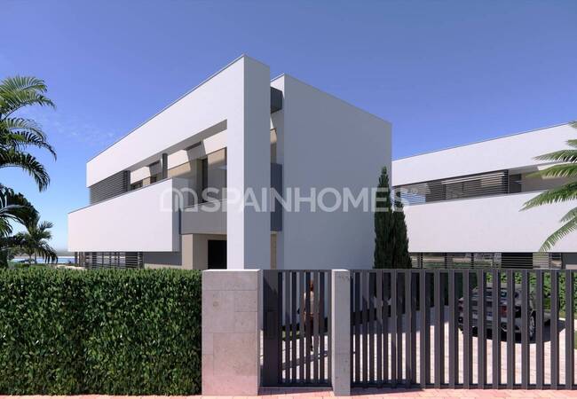 Murcia'da Yapay Plajlı Sitede Lüks Müstakil Villalar 5