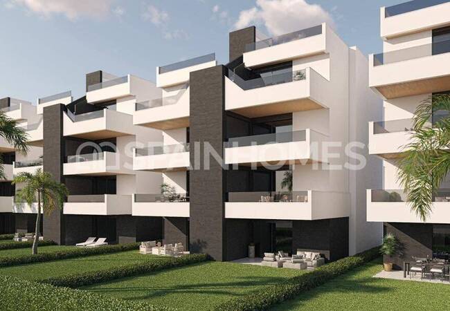 Murcia Costa Calida'da Lüks Golf Tesis İçinde Şık Daireler 1