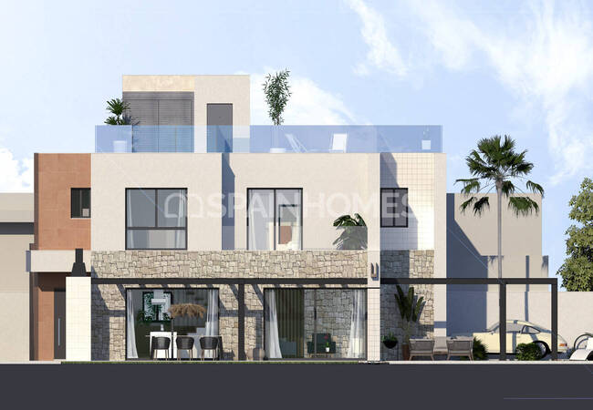 Murcia San Pedro Del Pinatar'da Havuzlu Çağdaş Tasarımlı Villa 2