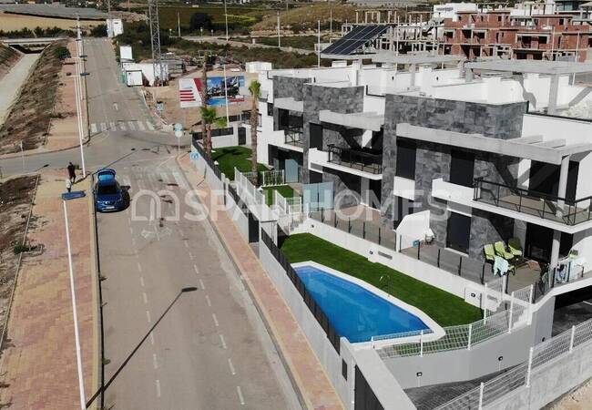 Mazarron Murcia'da Plaja Sadece 500 Metre Mesafede Daireler 1