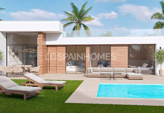 Bungalow Style Villas with Pools in Condado De Alhama
