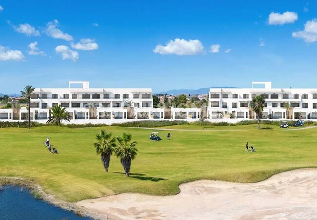 Murcia Los Alcázares'te Ünlü Golf Sahasına Yakın Daireler