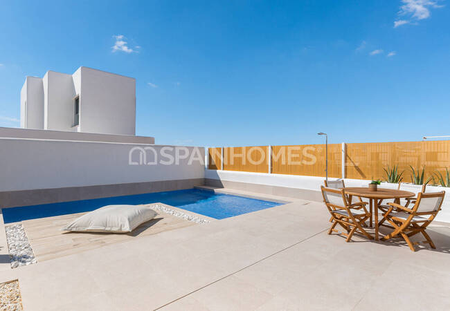 Los Alcázares Costa Calida'da Akdeniz Stili Villalar 4