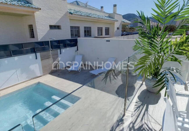 Murcia Los Belones'te Özel Havuzlu ve Otoparklı İkiz Villa 4