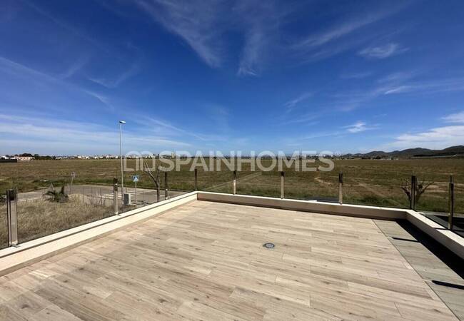 Los Belones Murcia'da Taşınmaya Hazır Havuzlu İkiz Villa 4