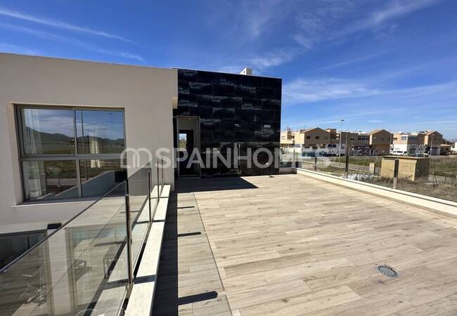 Los Belones Murcia'da Taşınmaya Hazır Havuzlu İkiz Villa 3