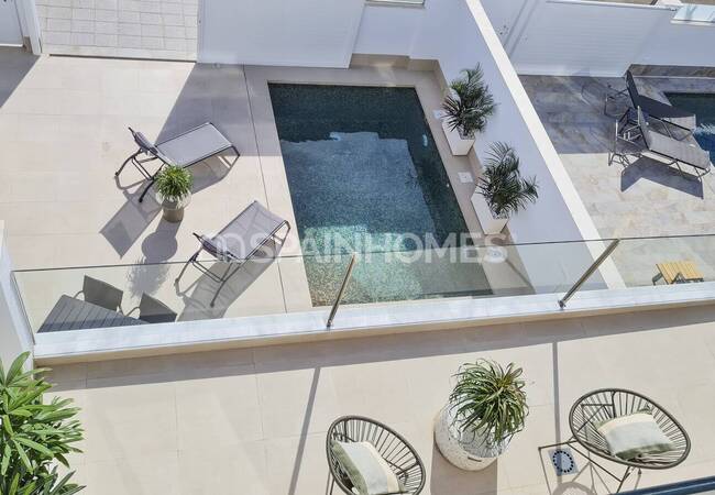 San Pedro Del Pinatar'da 3 Yatak Odalı ve Özel Havuzlu Villalar 7